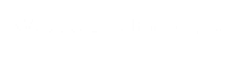 Wizard Of Light Bulb Moments, Funny Nameplate