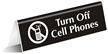 Turn Off Cell Phones Sign