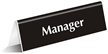 Manager Table Top Sign
