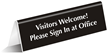 Visitors Welcome! Please Sign In Office Sign