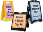 A Frame Sidewalk Signs