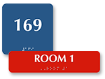 Braille Room Signs