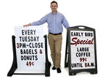 Changing Message Sandwich Board Signs