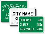 Custom City Limit Signs