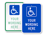Custom ADA Parking Signs