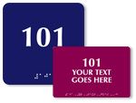 Custom Braille Signs