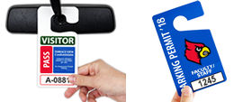 Custom Parking Permit Hang Tags