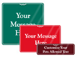 Custom Show Case Signs