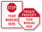 Custom STOP Signs