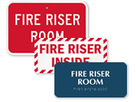 Fire Riser Signs