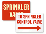Fire Sprinkle Signs