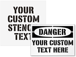 Floor Safety Stencils
