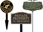 In Stock Statement Plaques