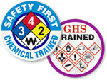 RTK Trained Hard Hat Stickers