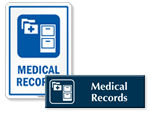Medical Records Signs