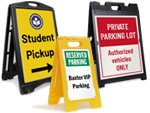 Parking A Frame Signs