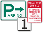 Parking Lot Signs