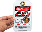 Custom Photo Lockout Tags