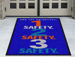Safety Message Mats, Floor Signs, Cone Signs, Stencils