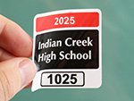 Square Parking Decals