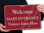Visitor Door Signs