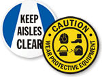 Warehouse Floor Labels
