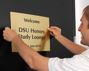 Custom Engraved Brass Door Sign