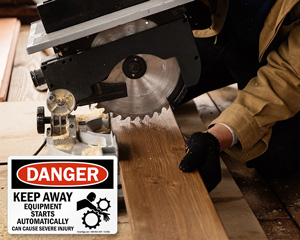 Danger Machine Safety Signs