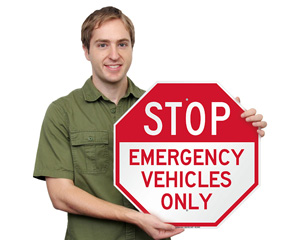 Stop Parking Sign