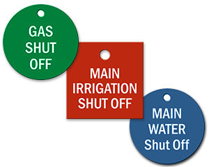 Shut Off Tags