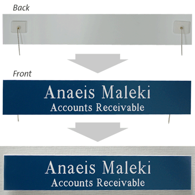 Cubicle Pins - Cubicle Holder Accessories For Nameplates Signs