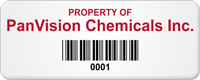 Personalized Property Of Tag Add Additional Line Barcode