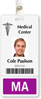 MA Badge Buddy For Vertical ID Cards
