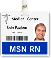 MSN RN Badge Buddy for Horizontal ID Cards