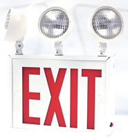 Double Face Red letters and Three Lamp Heads