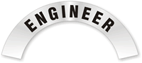 Rocker Hard Hat Decals