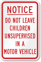 Do Not Leave Children Unsupervised