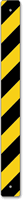 Yellow Black Reflective Post Panels