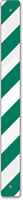 Green White Reflective Post Panels