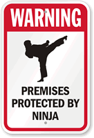 Humorous Security Sign