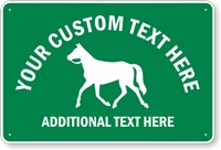 with Horse Graphic