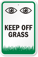 Sign With Eyes Watching Symbol