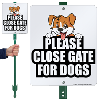 LawnBoss Sign Stake Kit