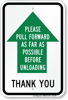 Pull Forward Before Unloading