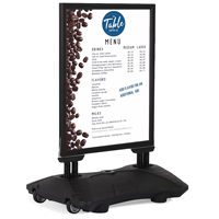 WindPro Weather Resistant Frame and Base Sidewalk Sign