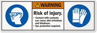 Contents Can Cause Skin Irritations And Blindness Label
