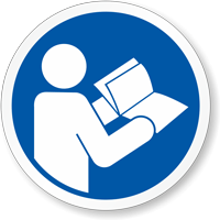 M002  Read Operators Manual Symbol Safety Label