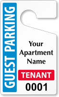 Plastic ToughTags™ for Apartment Parking Permits
