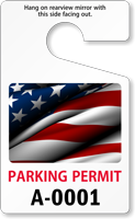 PhotoTag™ Standard Sized Rearview Mirror Hang Tag