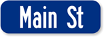 Personalized 'Civic' Street Sign in Lower Case
